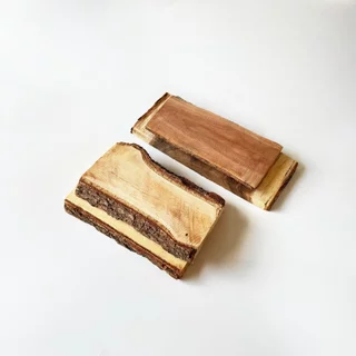 Prosco | แผ่นไม้และท่อนไม้แห้ง ธรรมชาติ สำหรับตกแต่ง วางสินค้า พร็อพถ่ายรูป คริสมาส