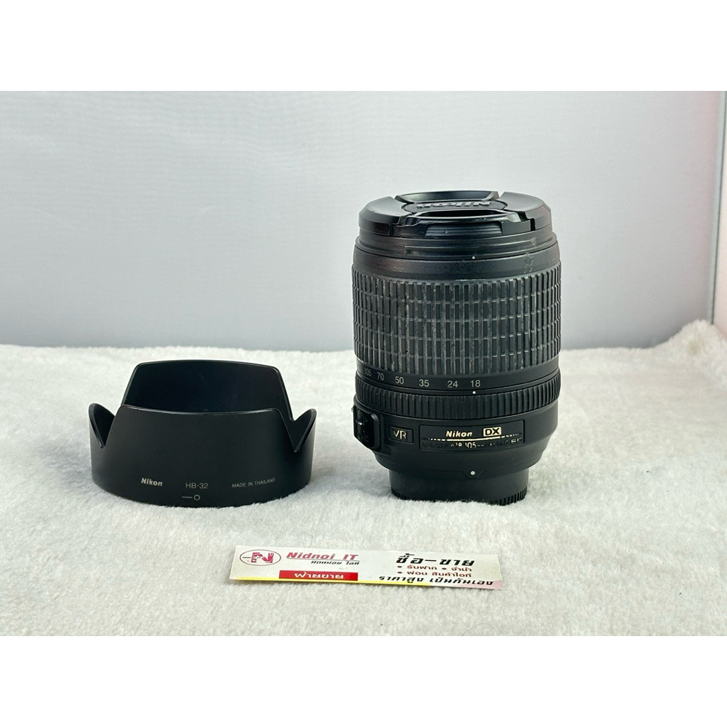 ลดได้ 679 อดีตศูนย์ Nikon AF-S NIKKOR 18-105mm f/3.5-5.6G ED VR DX มีรา (CA0345