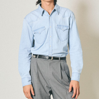 Madmatter - Denim Western Shirt เสื้อเชิ้ตยีนส์