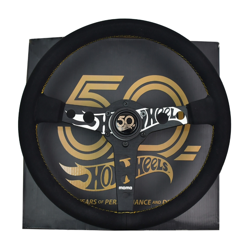 MoMoรุ่นฉลองครบรอบ 50 ปีพวงมาลัยรถยนต์  เพิ่มความสปอร์ตให้กับรถใส่ได้กับรถทุกรุ่น แข็งแรงทนทาน งานดี