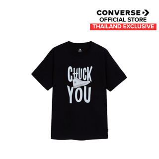 CONVERSE เสื้อยืด CHUCK YOU WITH CHUCK TEE BLACK ผู้ชาย 1230…