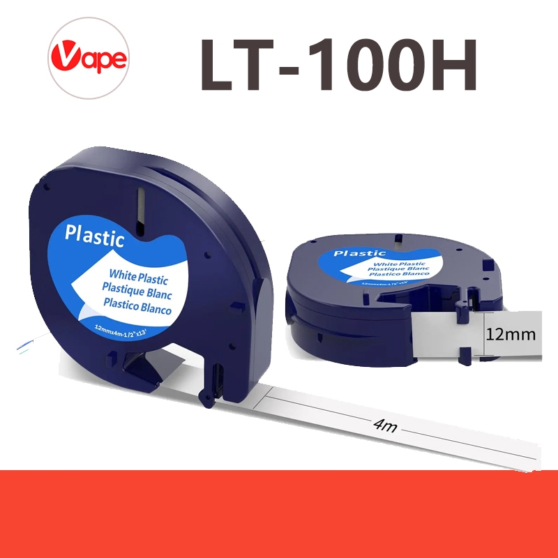 เทปพิมพ์ฉลาก Dymo LT-91205 LT-91203 LT-91204 LT-91202 ใช้ได้กับ Dymo LetraTag Label Maker 200B LT-10