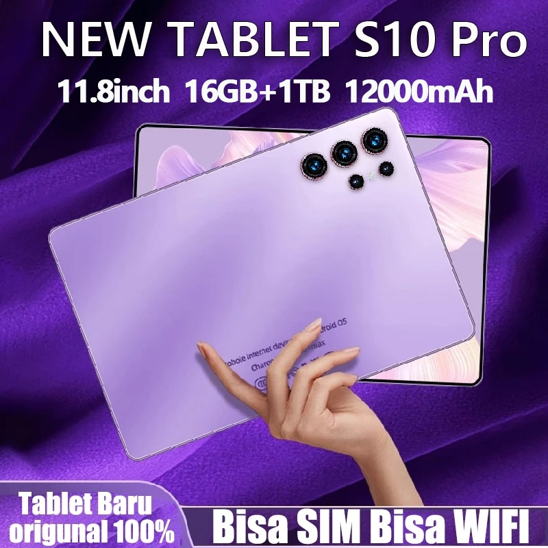 【รับประกัน1ปี+ซื้อ1แถม10】ใหม่ S10+ แท็บเล็ต 11.8นิ้ว 5G แท็บเล็ต โทรได้ Full HD 