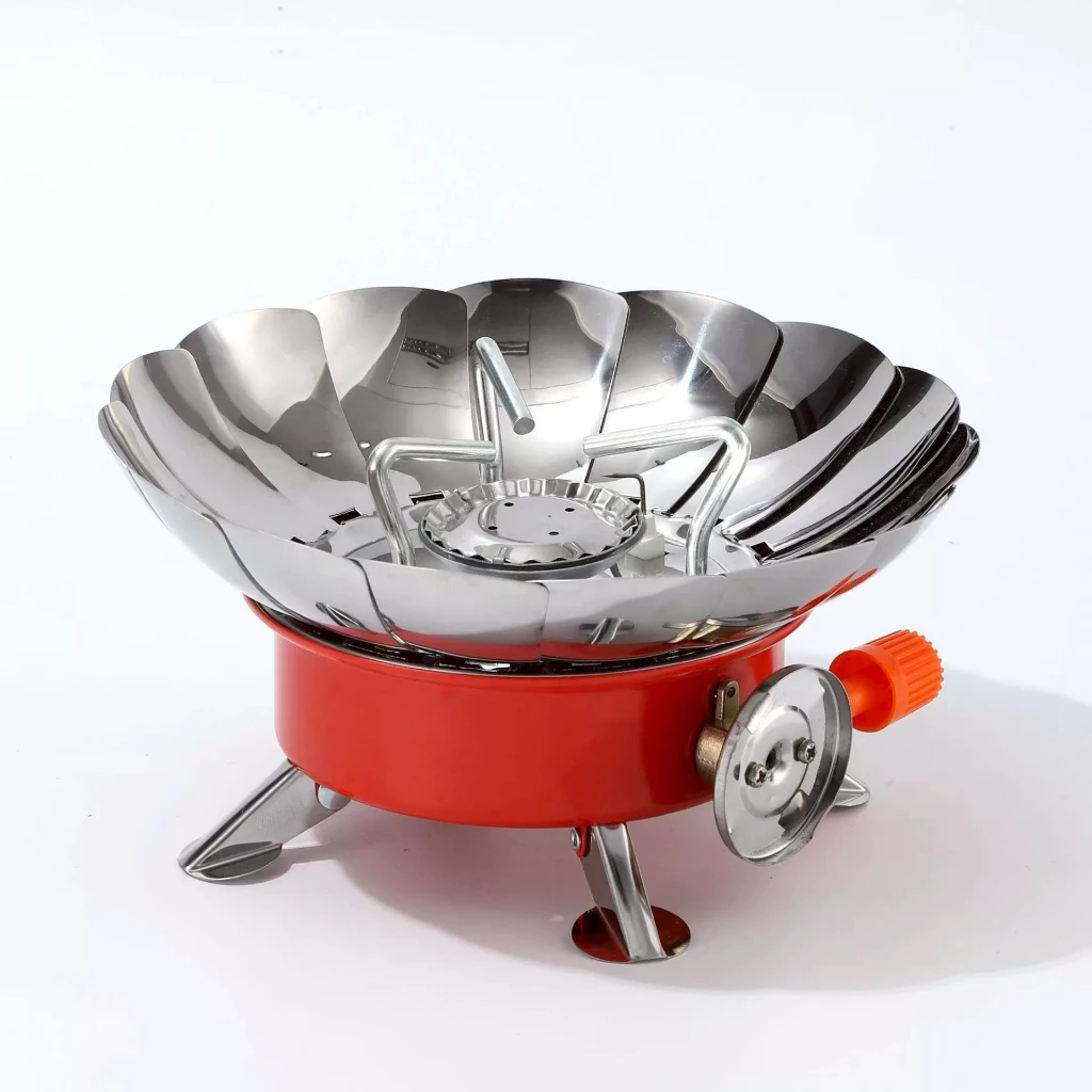เตาแก๊ชแคมป์ปิ้ง gas stove เตาแก๊สตั้งแคมป์แบบพกพาพร้อมแก๊สที่เก็บได (ไม่รวมกระป๋องแก๊ส) thumbnail 6