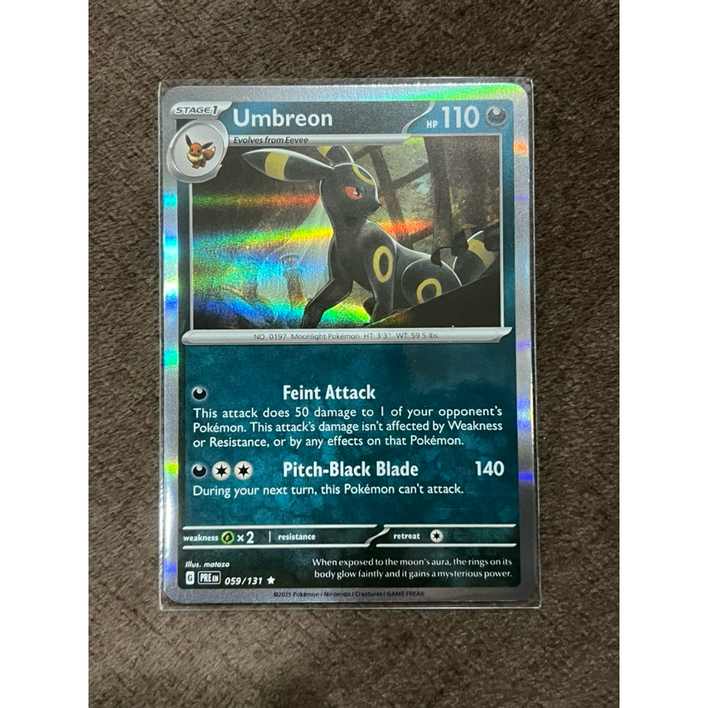 Pokemon card ENG Umbreon-Holo