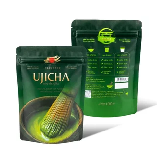 ผงชาเขียวมัทฉะ อูจิฉะ Ujicha 100 กรัม (Lot.ใหม่)