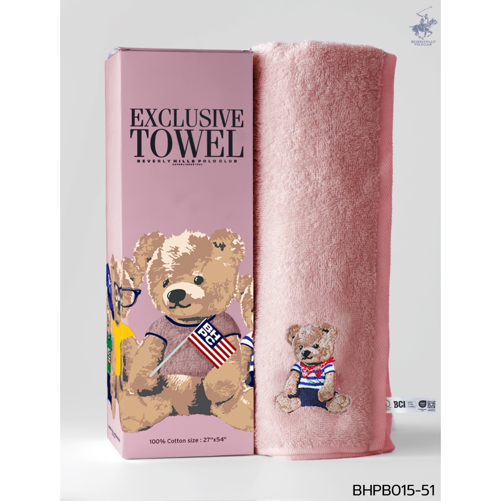 BEVERLY HILLS POLO CLUB ผ้าขนหนูหมี รุ่น BHPB015