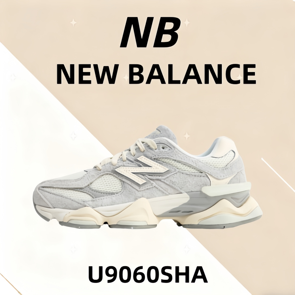 💗ของแท้รับประกัน100%💥 New Balance NB 9060  U9060HSA Outdoor commuting running casual shoes
