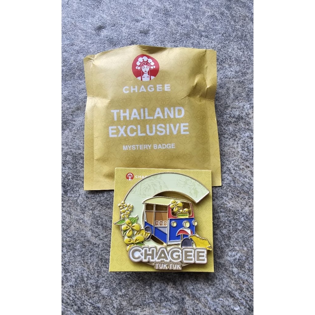 CHAGEE pin เข็มกลัดชาจี Thailand Exclusive