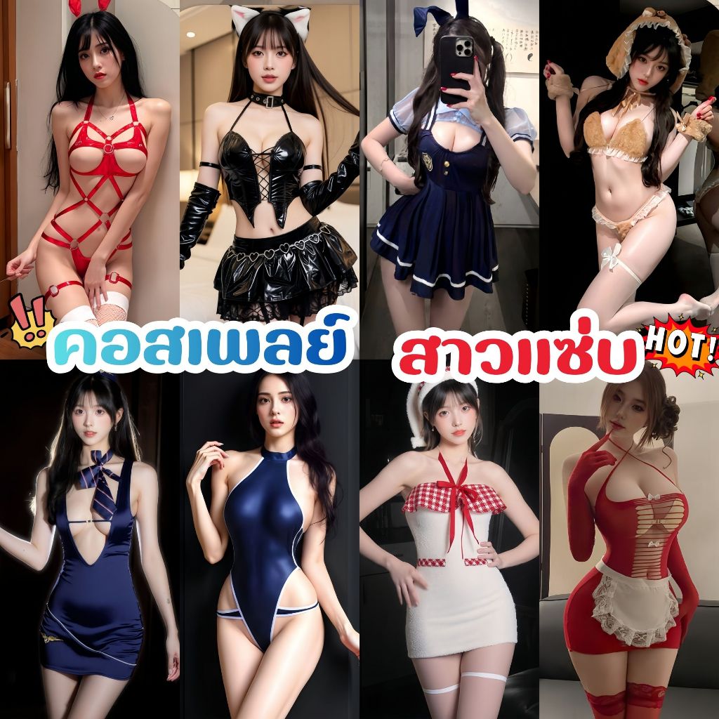 ชุดนักเรียนญี่ปุ่น ชุดนอนไม่ได้นอน ส่งจากกรุงเทพ SET-013 ในราคาส่ง