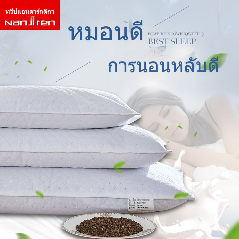 ♈▲◑หมอนบัควีทแอนตาร์กติก หมอนรองคอ ขายส่งหมอนบัควีทสำหรับผู้ใหญ่ แกนช่วยให้เด็กนอนหลับ หมอนบัควีทเชลล์