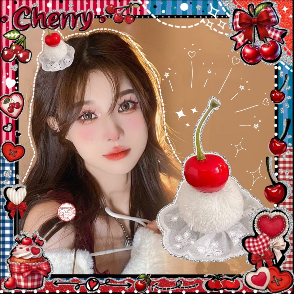 กิ๊บติดผม🍒เชอร์รี่เค้ก🍒กิ๊บแฟชั่น 🍒น่ารักๆ