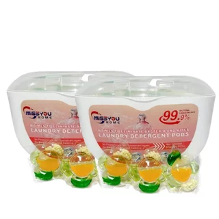 5in1 เจลบอลซักผ้า ชัวร์ 8X ขจัดคราบฝังแน่น (80ลูก) น้ำยาซักผ้➕ปรับผ้านุ่ม➕​​น้ำยาฆ่าเชื้อ​➕​​สารป้องกันสีซีดจาง​
