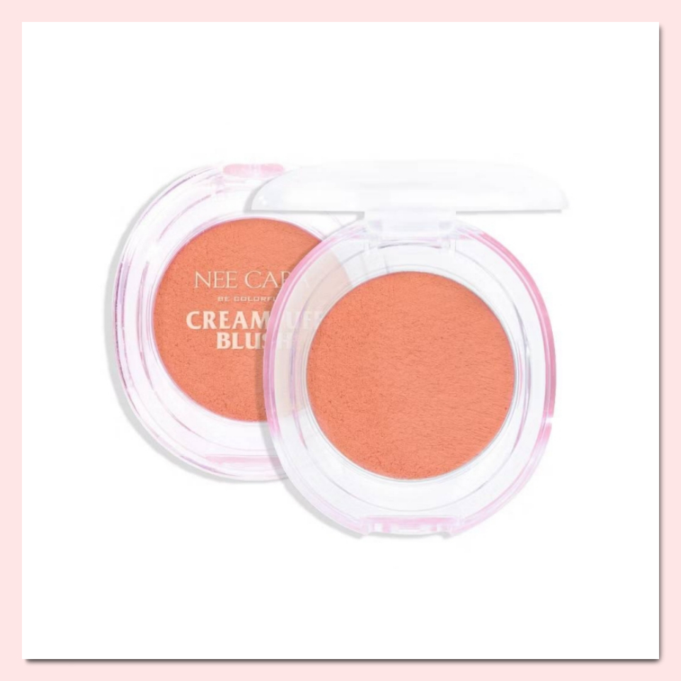บลัชออนเนื้อมูสนุ่ม กันน้ำ NEE CARA CREAMPUFF BLUSH