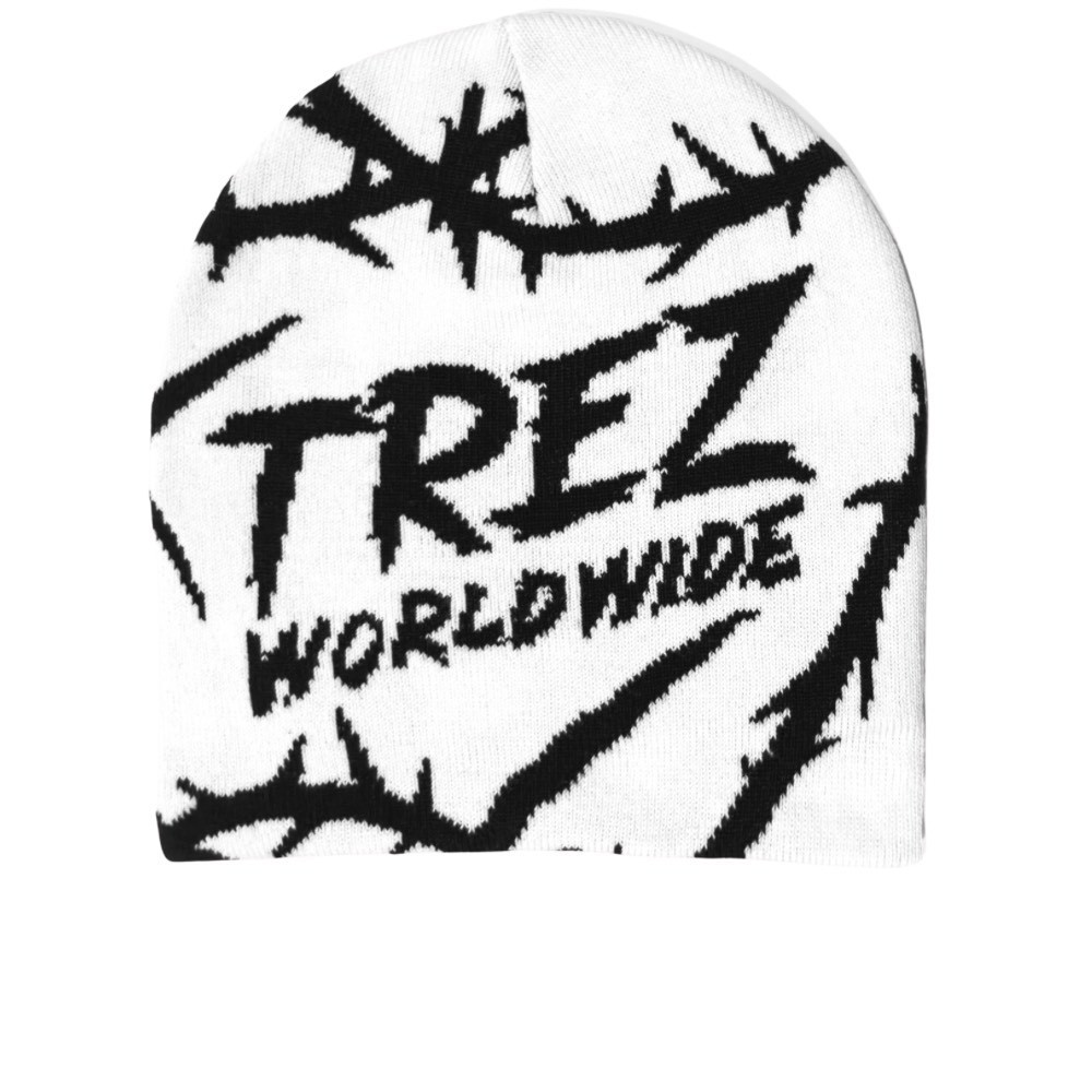 TREZ MENACE BEANIE-WHITE