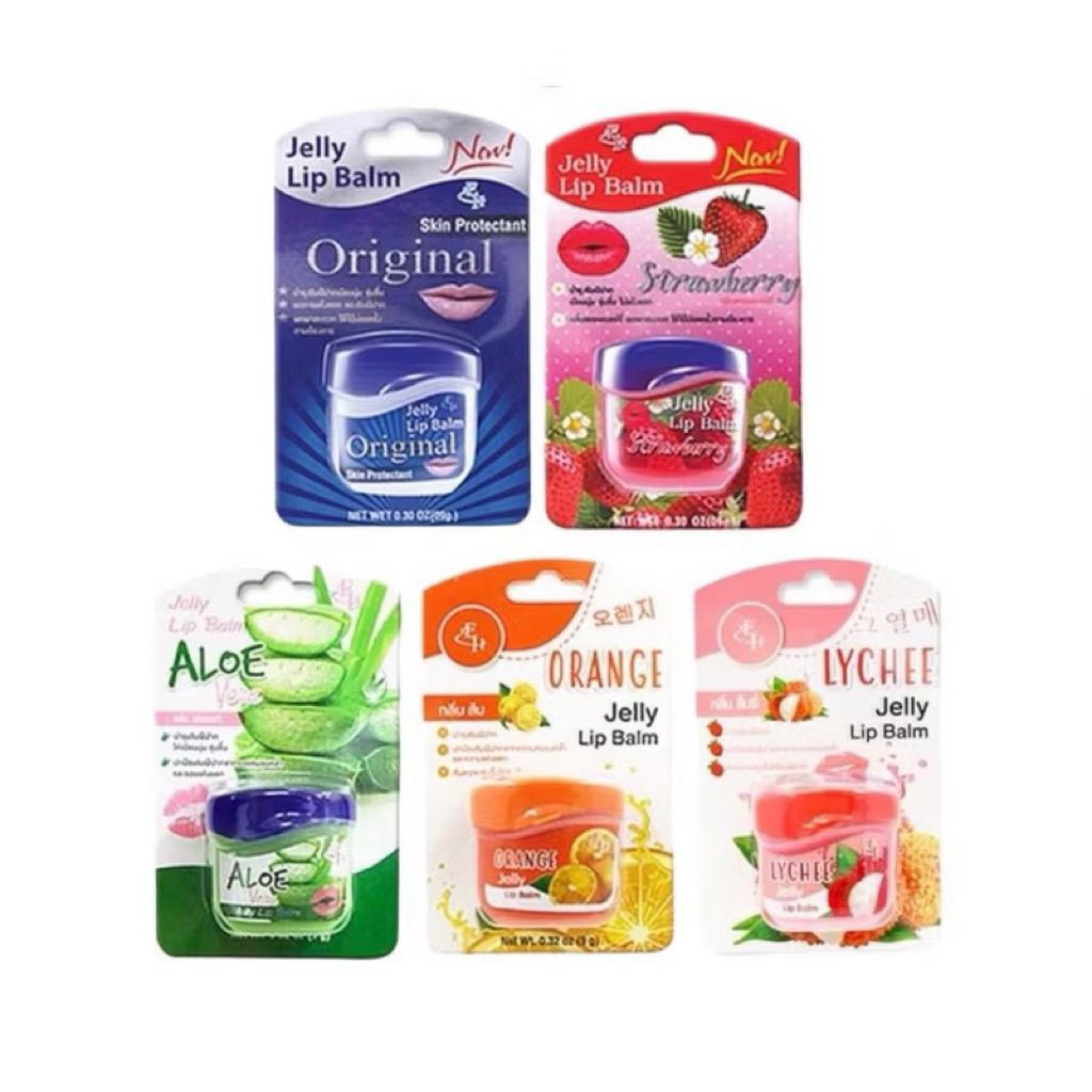 ลิปเจลลี่ Lip jelly ลิปมันทาปาก เพิ่มความชุ่มชื่นอมชมพู แบบกระปุก