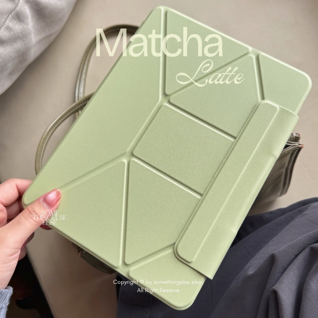 [ Waffle folio ] พร้อมส่ง | เคส iPad แม่เหล็กไร้ขอบ พับตั้งได้เยอะสุดๆ มีแผ่นล็อคกันปากกาไหม้ [รบกวนเช็ครุ่นก่อนสั่งซื้อ