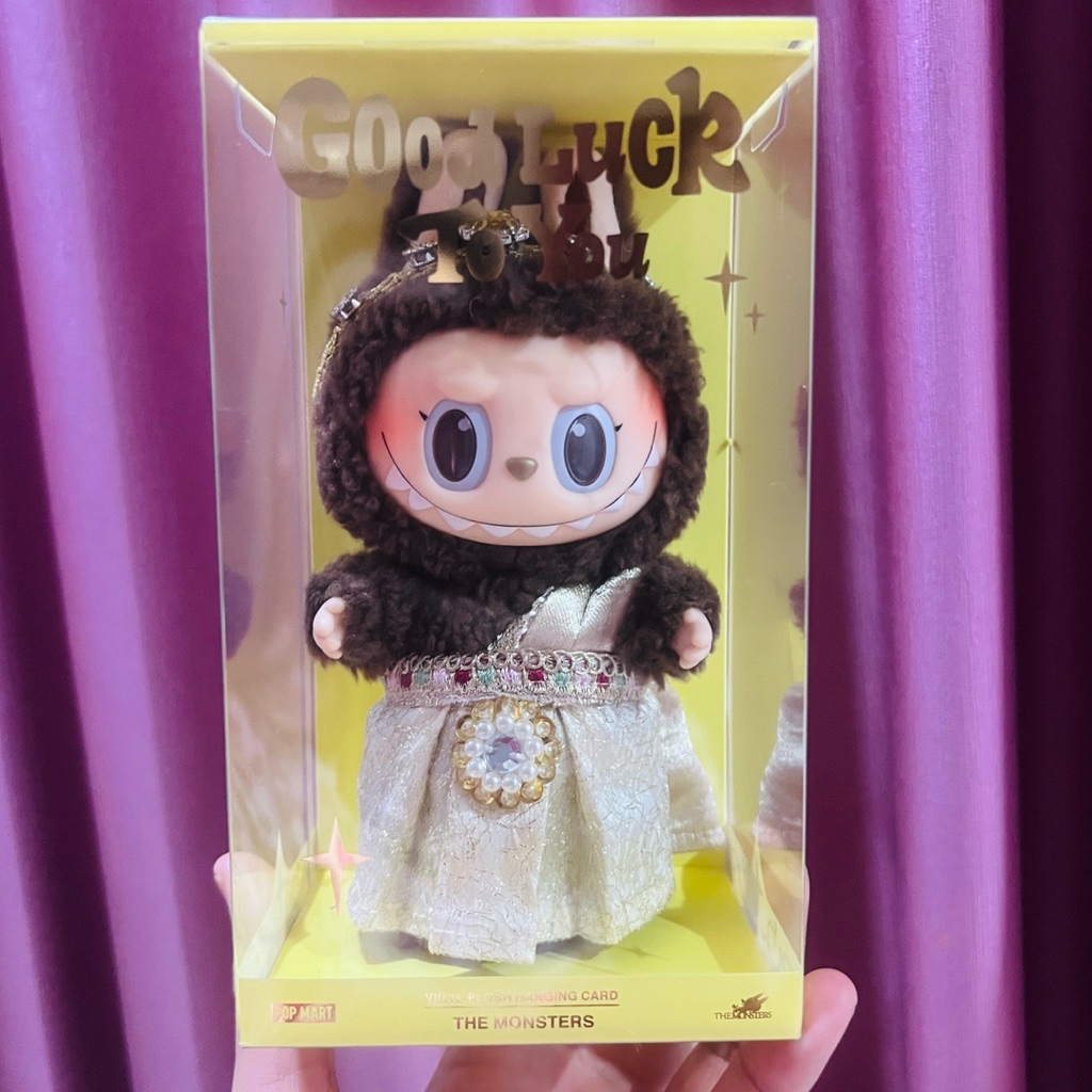 📍 พร้อมส่ง💯% LABUBU GOOD LUCK TO YOU-Vinyl Plush Doll Pendant [ของแท้]