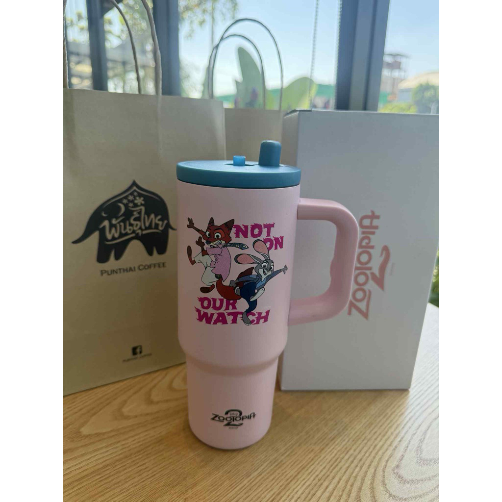 แก้วPunthai x Zootopia คุณภาพดี