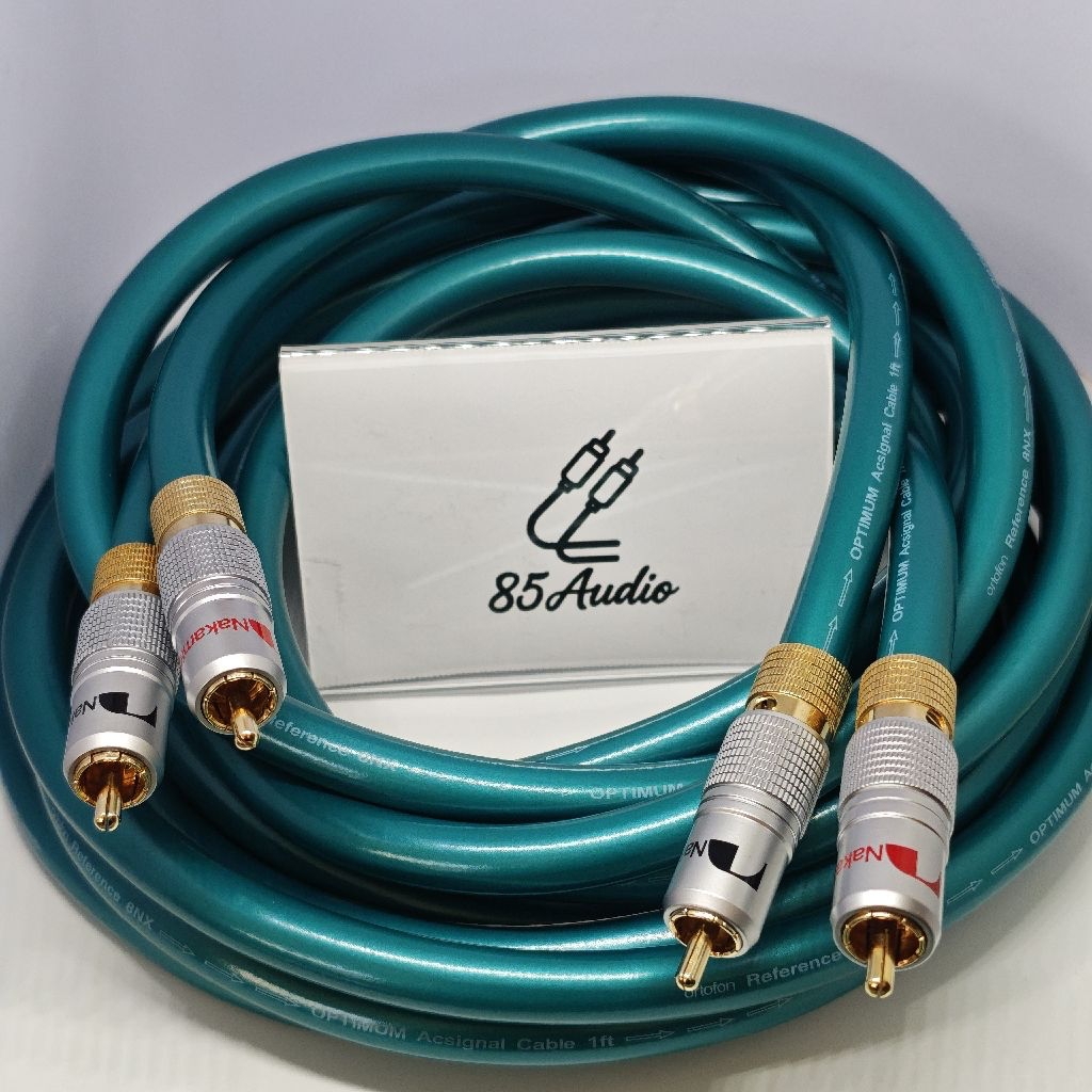 สายสัญญาณ RCA ORTOFON Reference 8NX ( ราคาต่อ 2 เส้น ) เข้าหัว Nakamichi ให้เสียงเต็มอิ่มในทุกย่านเสียง!! ราคา ถูกที่สุด ดีลบีเคเค แกลเลอรีภาพที่ 8