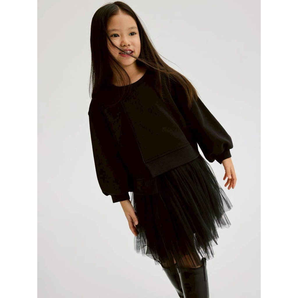 Long Sleeve Tulle Dress - Reserved