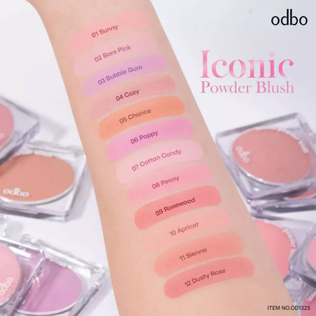 Odbo Iconic Powder Blush OD1325 thumbnail 7