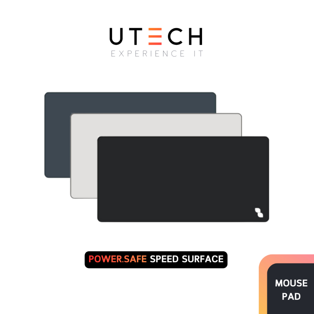 แผ่นรองเมาส์ Power.Safe Speed Surface Cloth DESK PAD Gaming Mouse Pad 80 x 30 cm. by UTECH