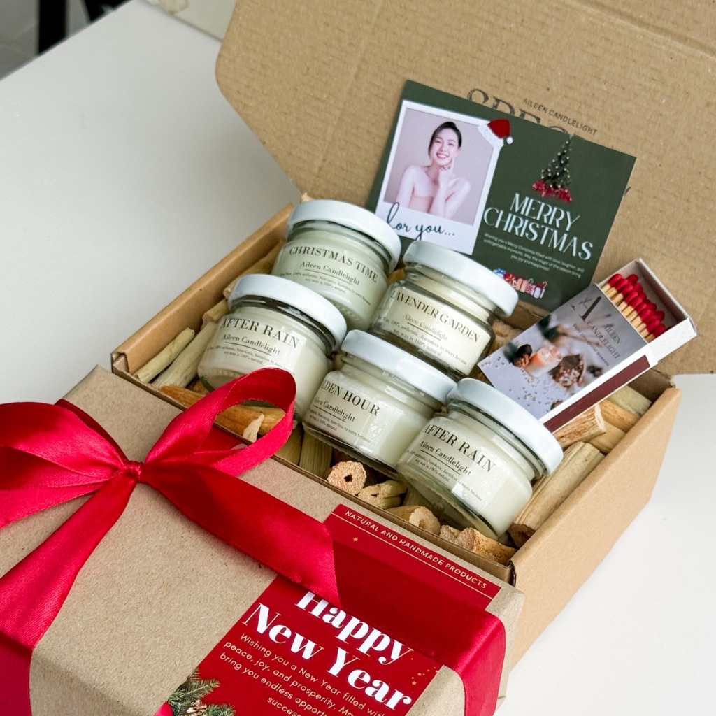 [Gift set 5 candles] 🎁ของขวัญเทียนหอม ของขวัญวันปีใหม่ ของขวัญวันเกิด ของขวัญคริสมาส วันพิเศษต่างๆ