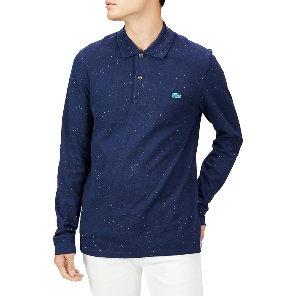 เสื้อโปโลLACOSTEสีกรม