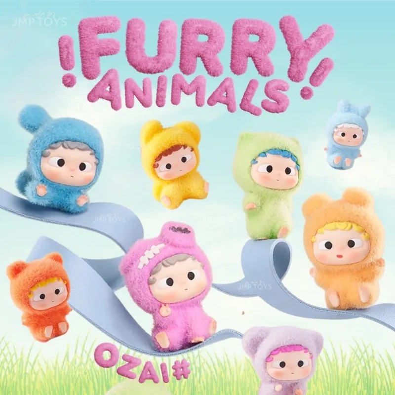 🚚พร้อมส่ง...ของแท้💥OZAI - Furry Animals Shelter Series Furry Mini Beans💥