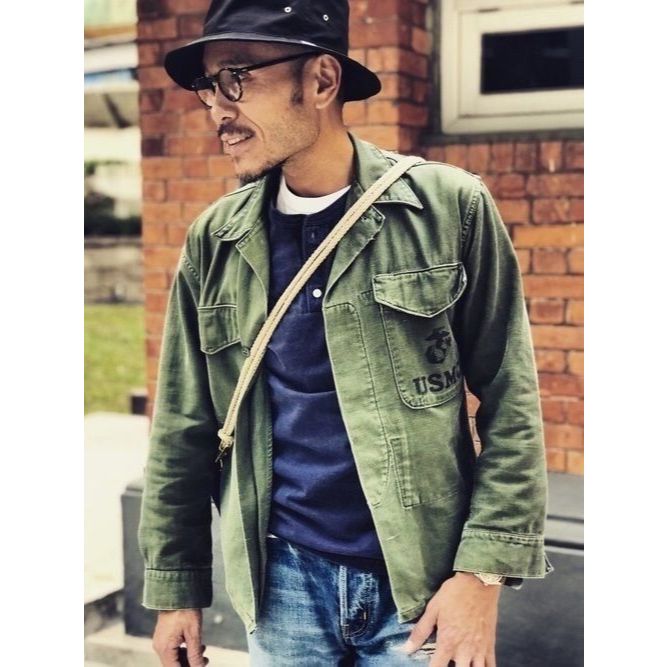 (***สินค้าชิ้นนี้ขายในเพจ fb เท่านั้น***)🔥Rare Item ของต้องมี, เสื้อทหารนาวิกโยธินสหรัฐ USMC P56 Uti