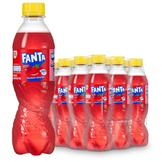 🚗delivery แฟนต้า เครื่องดื่มน้ำอัดลม กลิ่นสตรอเบอร์รี่ 330มล…