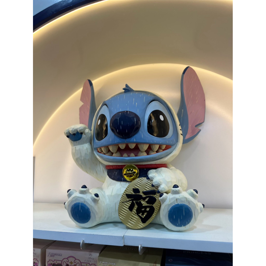URDU โมเดลสติช/ Disney Fukuheya Maneki  Neko - Stitch (Original)(45cm)