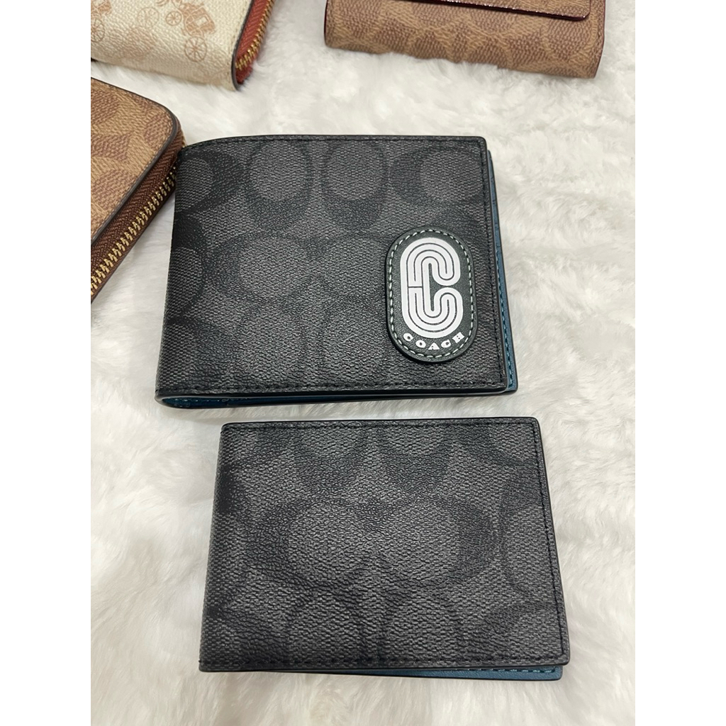 กระเป๋าสตางค์ผู้ชายCoach แท้100%