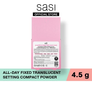 [ใหม่] sasi ออล เดย์ ฟิกซ์ ทรานส์ลูเซนท์ เซ็ตติ้ง คอมแพค พาวเดอร์ All-Day Fixed Translucent Setting Compact Powder 4.5g