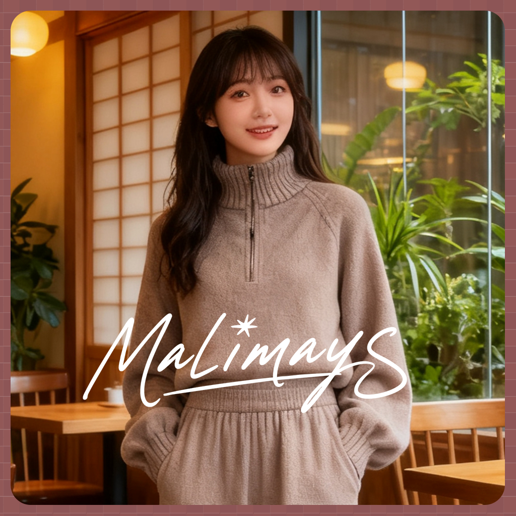 MALIMAYS - Zipper Airport Set ชุดเซ็ทขึ้นเครื่อง [พร้อมส่ง]