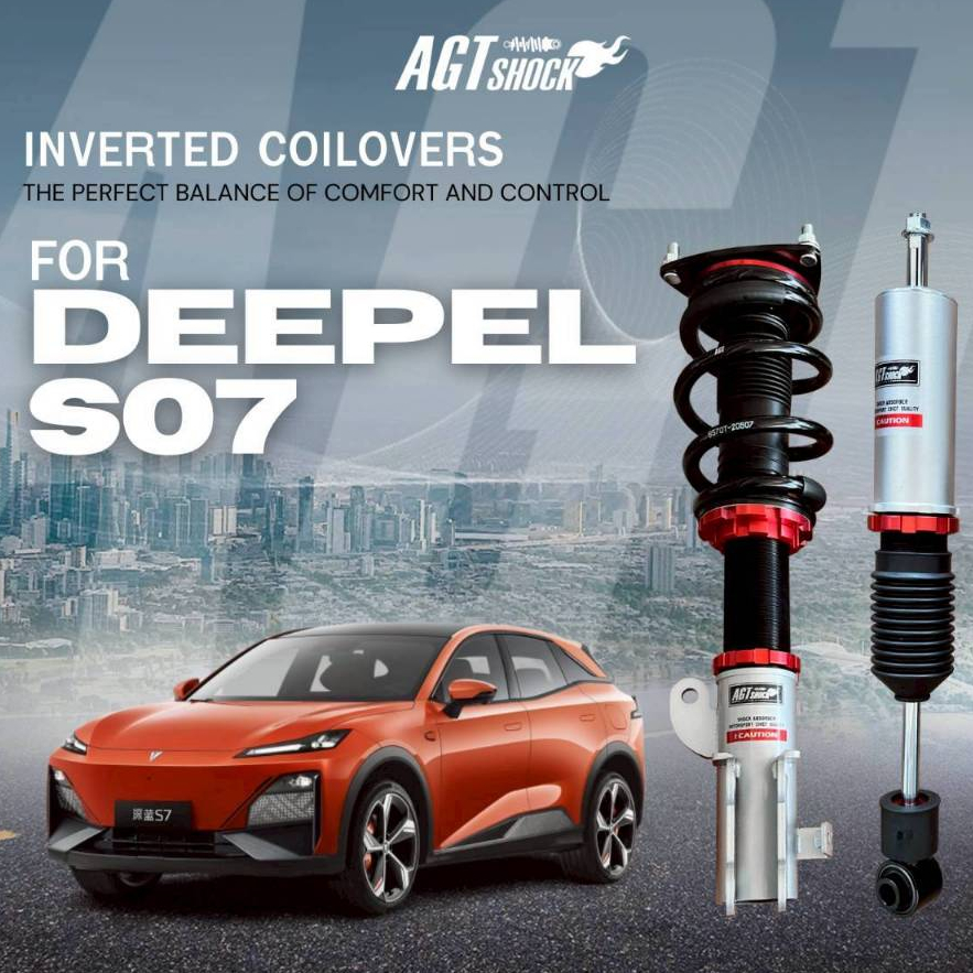 โช๊คอัพ AGT SHOCK หน้า-หลัง สตรัทปรับโหลดสูง–ต่ำ สำหรับ DEEPAL S7 RWD 2023+