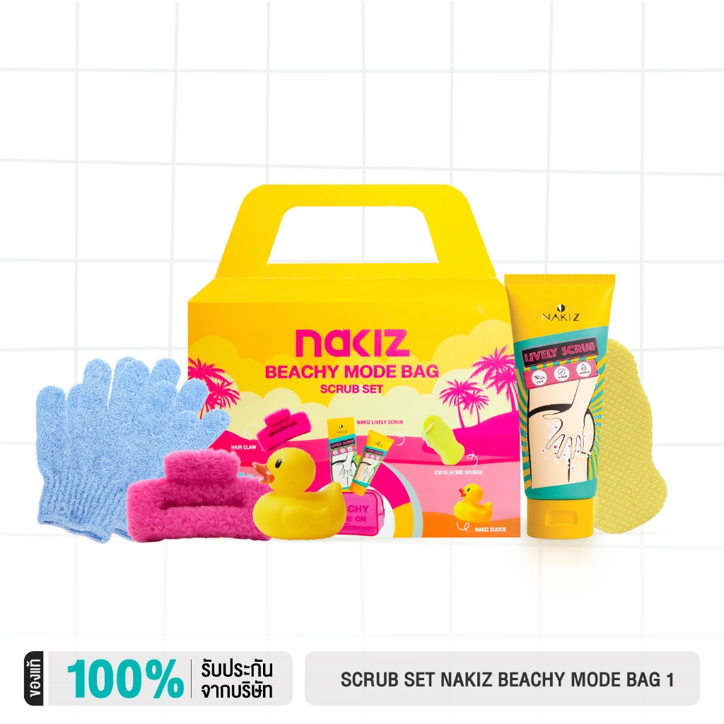 SCRUB SET NAKIZ BEACHY MODE BAG