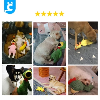 [ส่งฟรี🇹🇭] CleverPet ตุ๊กตาไก่ บีบมีเสียง ของเล่นสุนัข หมา ของเล่นสัตว์เลี้ยง Chicken Dog Toy