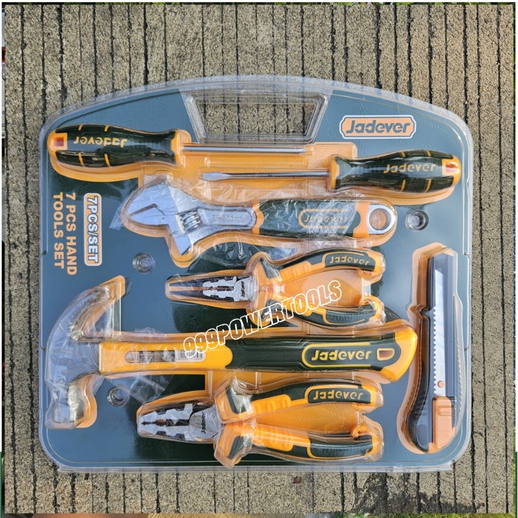Jadever ชุดเครื่องมือช่าง 7 ชิ้นชุด รุ่น JDHS5307 ( 7 Pcs hand tools set )