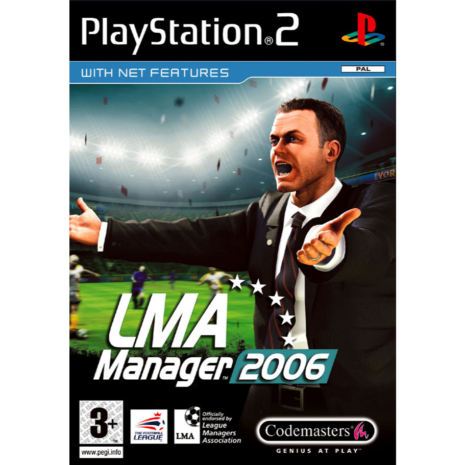 [PS2] LMA Manager 2006 (1 DISC) เกมเพลทู แผ่นก็อปปี้ไรท์ PS2 GAMES BURNED DVD-R DISC