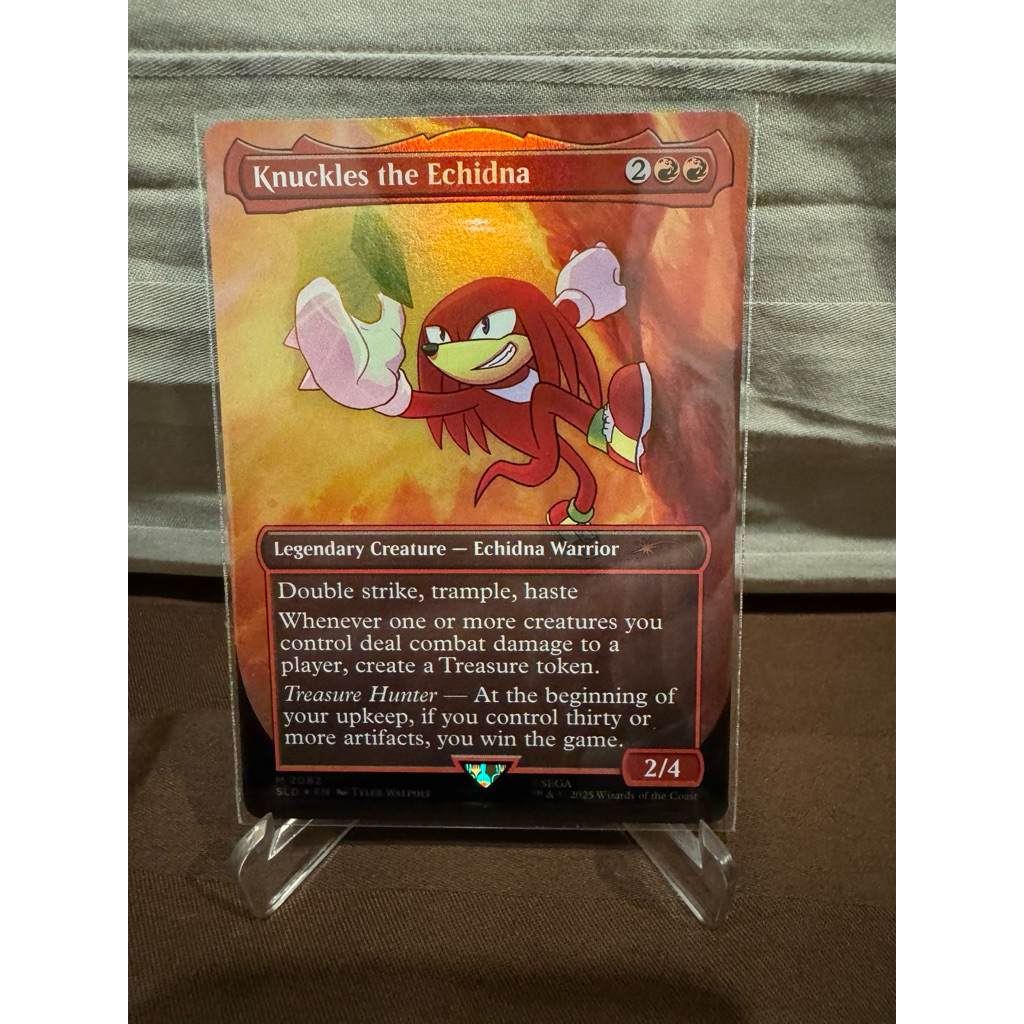 MTG Secret Lair: Knuckles the Echidna (2082 - Foil)