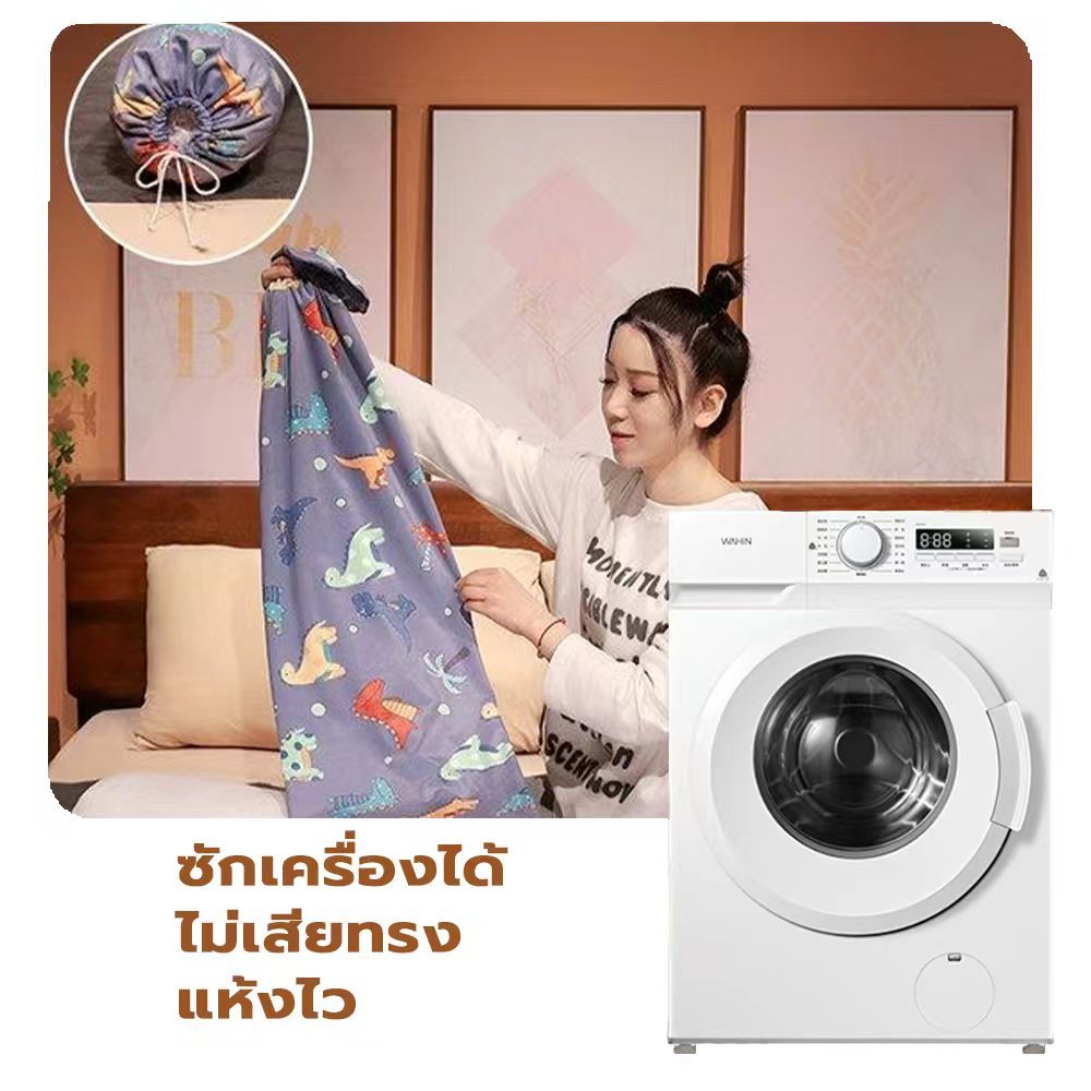 ปลอกหมอนยาว ปลอกหมอนข้าง ผ้าฝ้าย นุ่มสบาย ปลอกหมอนข้าง ปลอกหมอนกันไรฝุ่น เลือกสีได้ ขนาด 20ซม.×120ซม. - รูปที่ 2