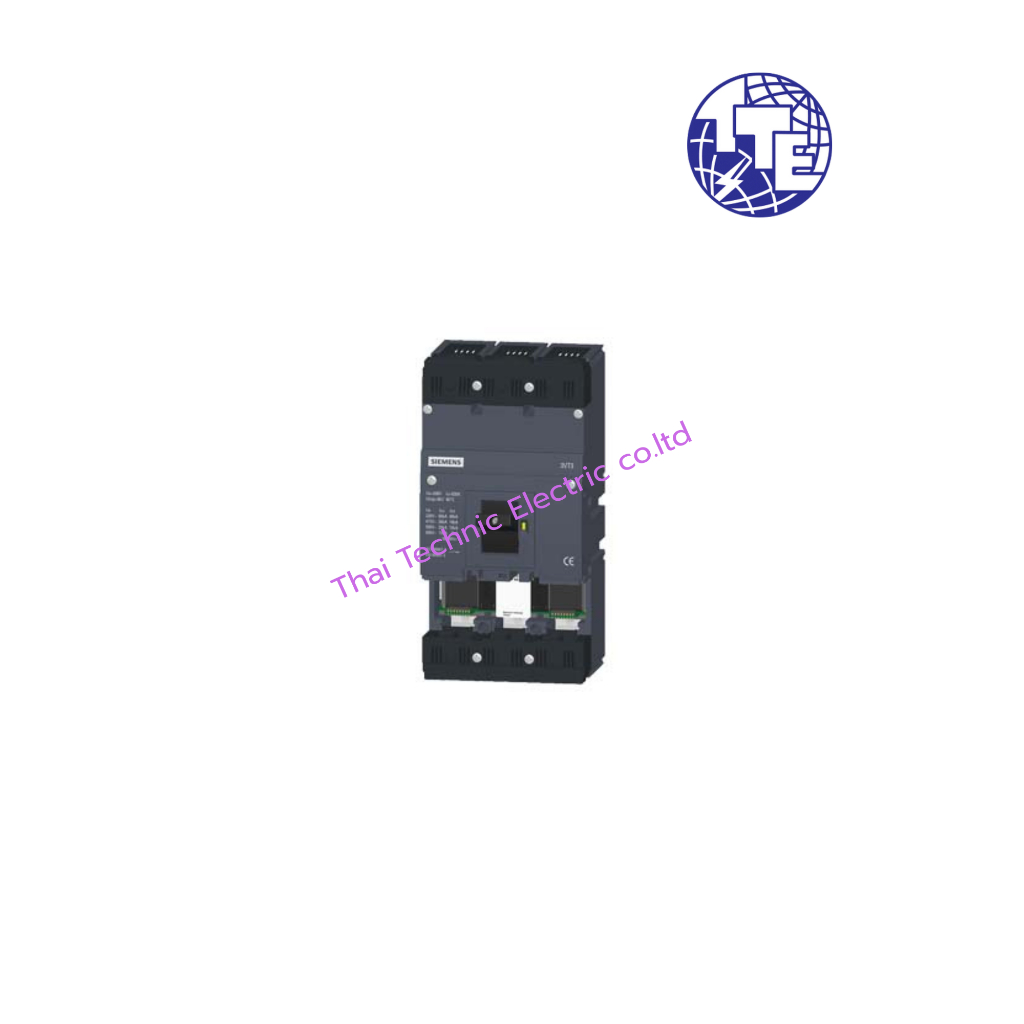 MCCB "SIEMENS" 3VT3763-2AA36-0AA0 3P 630AT/ 630AF 36KA 415V W/O ETU