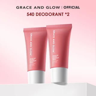 【2 ชิ้น】 Grace and Glow โรลออน ระงับกลิ่นกาย - ลดเหงื่อ เพื่อผิวใต้วงแขนโดยเฉพาะ