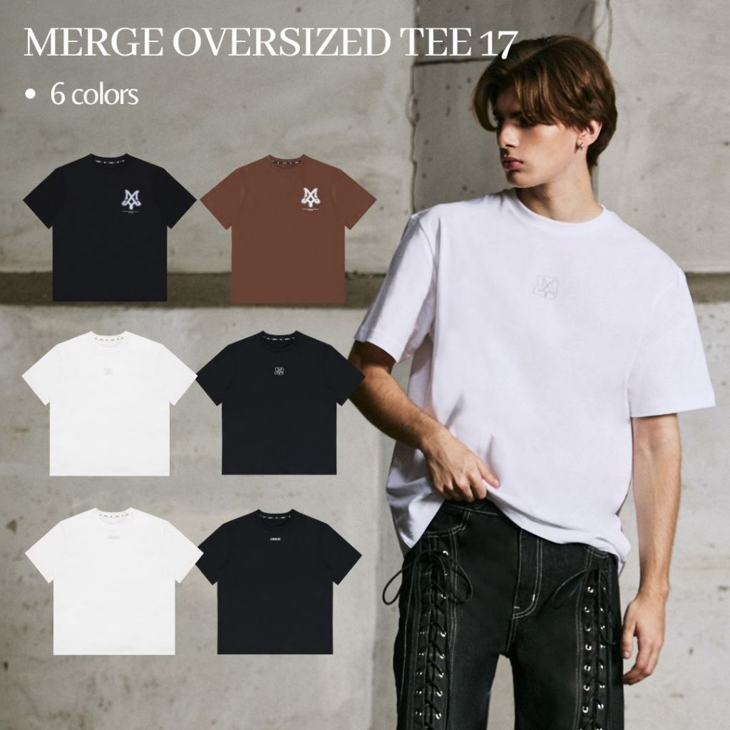 Merge Official - MERGE Oversized Tee 17 เสื้อยืดโอเวอร์ไซส์ (พร้อมส่ง)