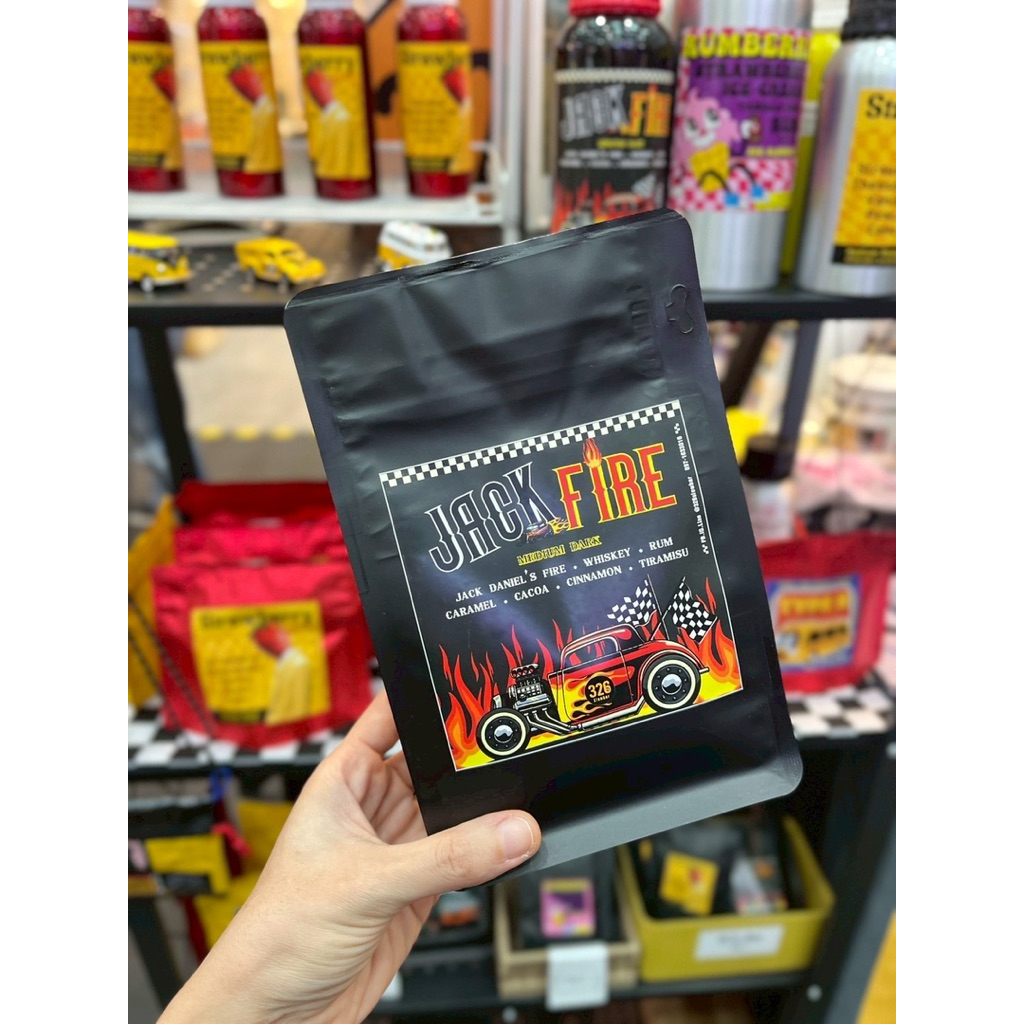 เมล็ดกาแฟ JACK DANIEL’S FIRE Coffee bean