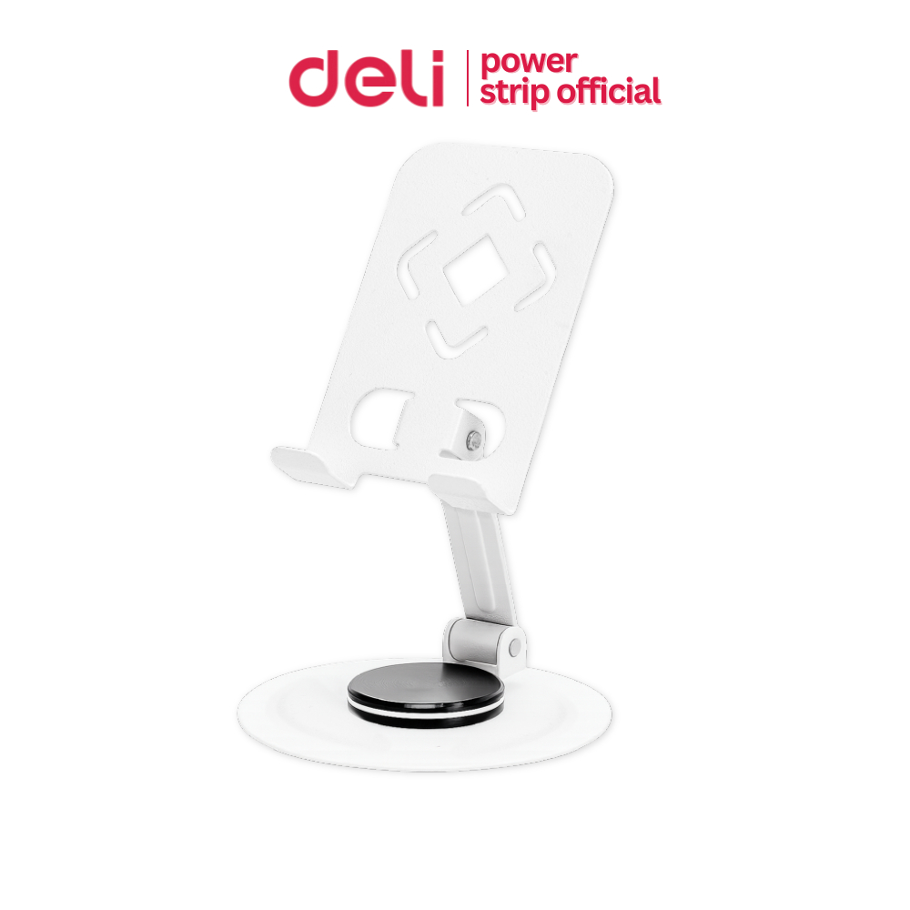 Deli ที่วางโทรศัพท์ ขาตั้งมือถือ แม่เหล็ก วัสดุแข็งแรง รับน้ำหนักได้เยอะ หมุน360 ปรับองศาได้ Phone Stand