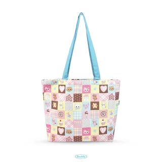DADDY | ( Pre- order ) Purrkats Tote Bag กระเป๋าผ้าแคนวาส ลายน้องแมว สุดน่ารัก