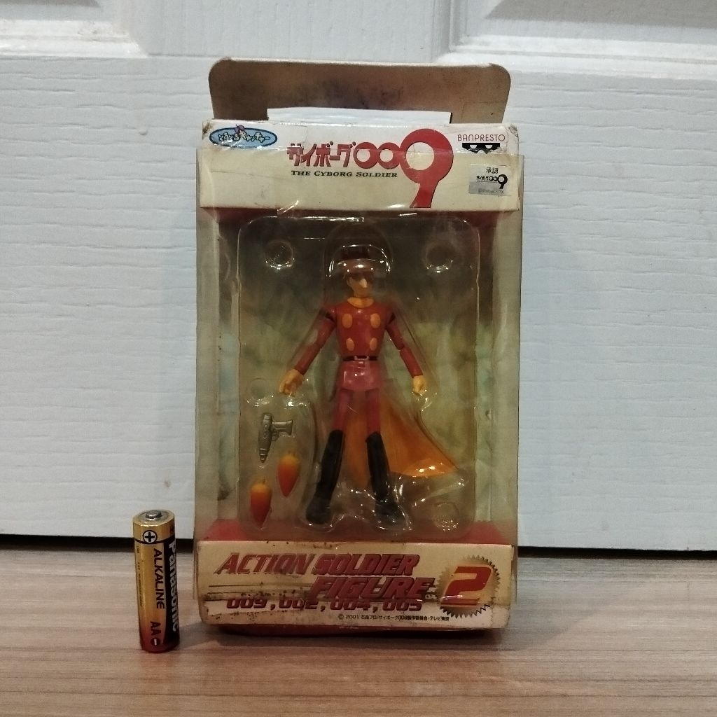 💥Cyborg 009 : The Cyborg Soldier Action Soldier Figure Cyborg 002 Jet Link💥- ไซบอร์ก 009 / เจ็ต ลิงค